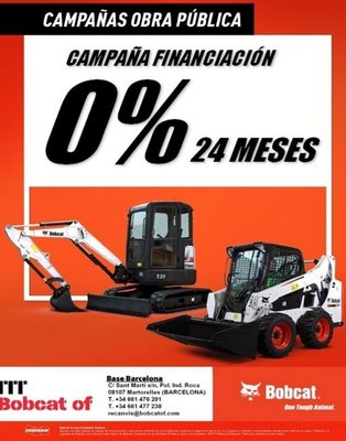 ITT Bobcat Castellón Formule de financement à 0%